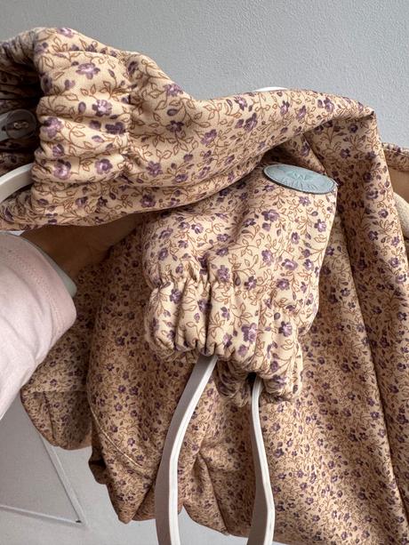 Softshell overal wheat s kvetmi 98-104, 104