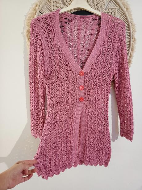 Háčkovaný svetrík, m