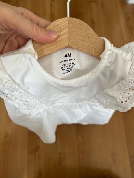 Saty so vsitym body a s krajkovymi detailami, h&m,74