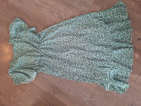 Letne kvetinové midi saty xl, xl