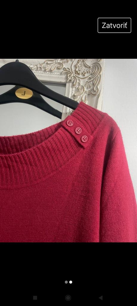 Dlhý pulóver šaty, f&f,48