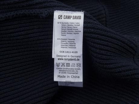 Camp david pletená mikina, s