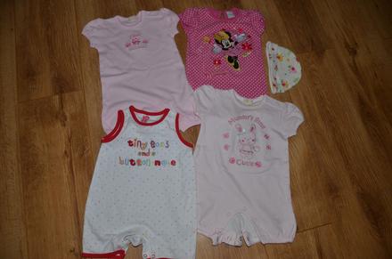 Letný balíček dievčatko 3-6 m 62/68, 68–80