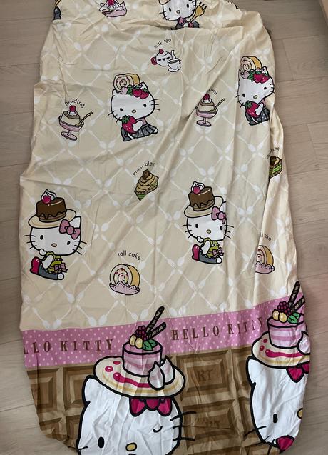 Plachta na posteľ hello kitty, šírka (cm): 90,dĺžka (cm): 190