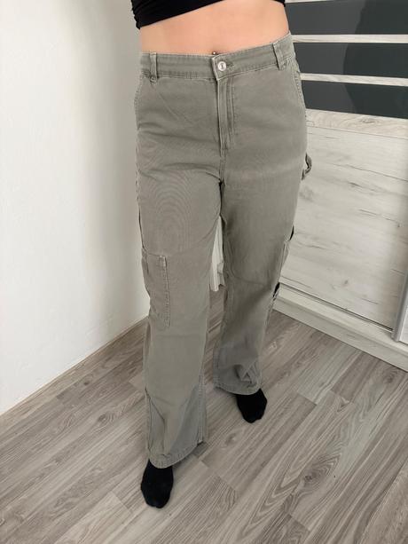 Nohavice bershka, bershka,m