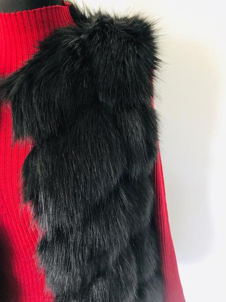 Nová kožušinová vesta viaceré farby - top kvalita, l - xxxl