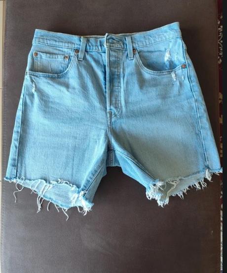 Riflové šortky lewis premium 501, w30, oblečené le, john lewis,m