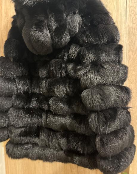 Pravy kožuch 6v1 s kapucňou, m