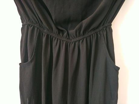 Dámsky čierny tenký overal, magnifigue, m