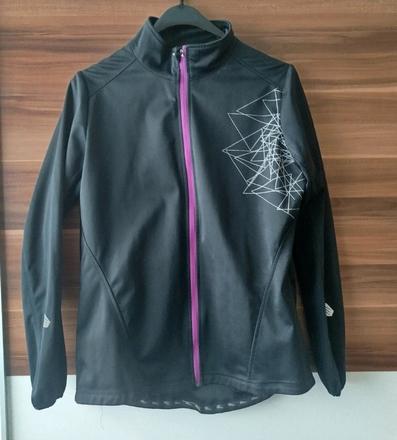 Čierna športová/cyklistická bunda, crivit,xl