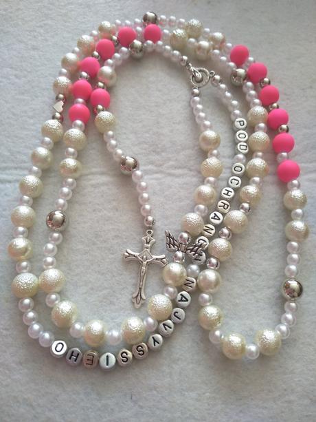 Ruženec s menom a dátumom e088,