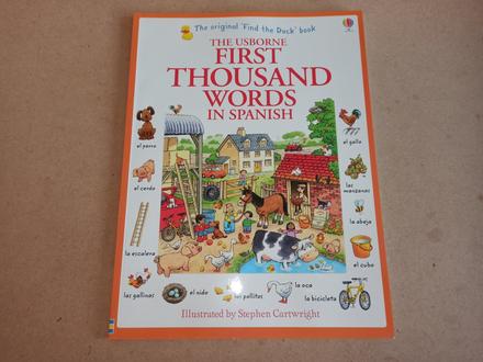 Usborne - first thousand words in spanish, 