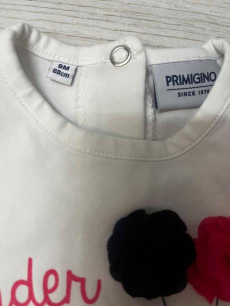 Talianske biele tričká v top stave, primigi,68