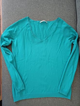 Tyrkysový sveter, camaieu,m