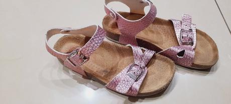 Sandalky metalicke ružove, 33