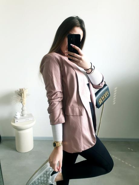 Koženkové sako s, s