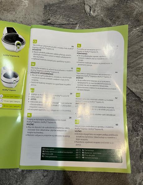 Tefal actifry express xl + snacking ah951830 frité, tefal