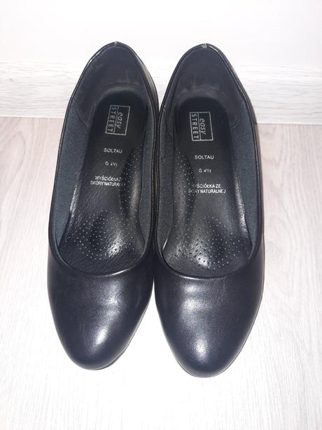 Kožené lodičky (vd 24,5 cm), deichmann,37