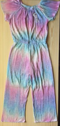 Plisovaný overal s flitrami lindex veľ. 140, lindex,140