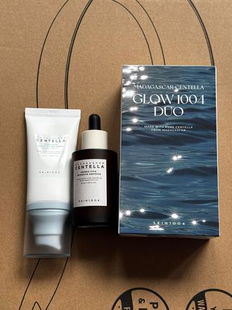 Skin1004 glow duo - probio-cica sérum + spf50 krém,