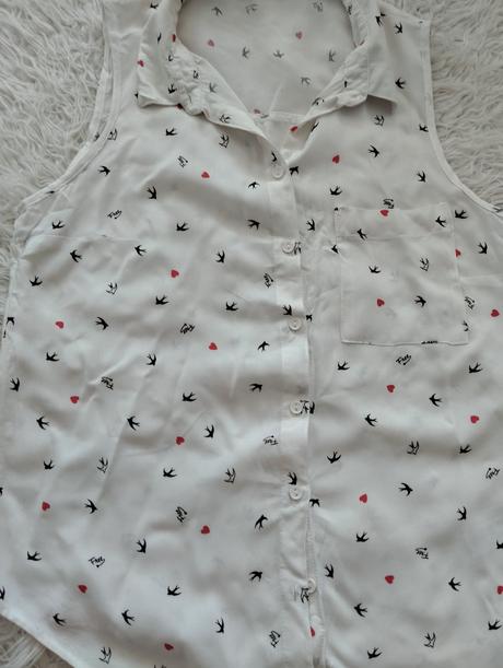 Blúzka s lastovičkami, terranova,m