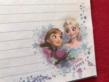 Zosit s tvrdym obalom,vzor elsa,18x18 cm,