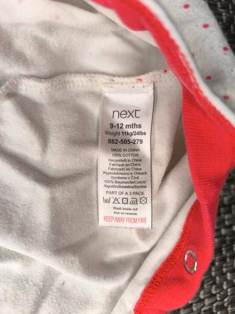 Bodkovaný overal, pyžamko, next,80