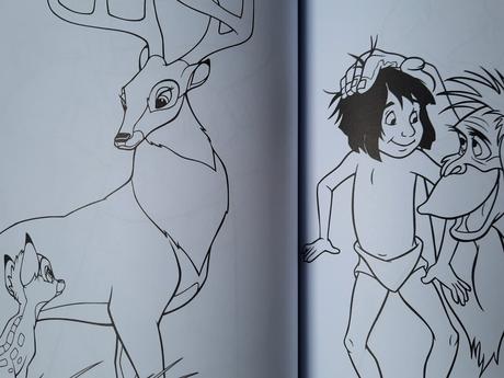 Omáľovanka vymaľovanka disney postavičky nálepky, 