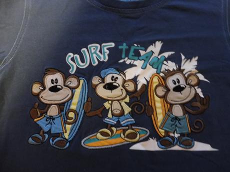 Modré opičkové tričko next 110, next,110