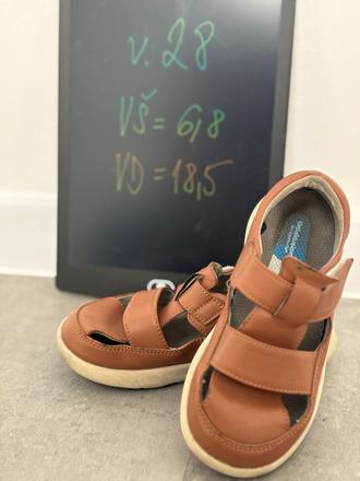 Sandálky, little blue lamb,28