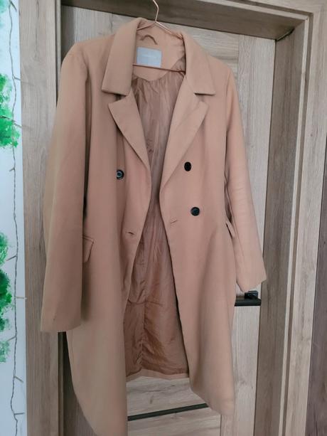 Béžový zimný kabat 42, gate,42