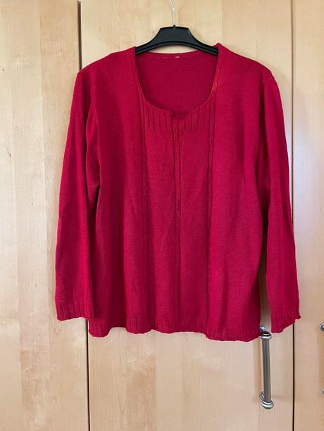 Dámsky červenobordový pulover č.xxl, xxl