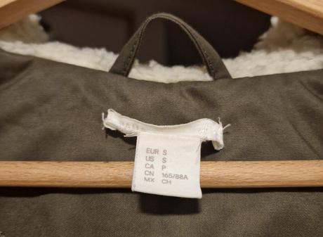 Tehotenská zimná bunda h&m mama, veľ. s, h&m,s