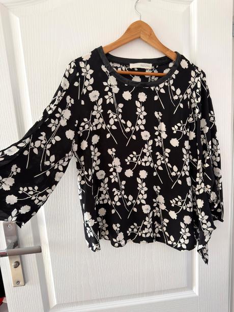 Luxusná hodvábna blúzka pieszak, 38