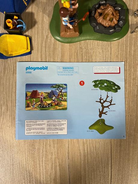 Playmobil camping site model 6888, 