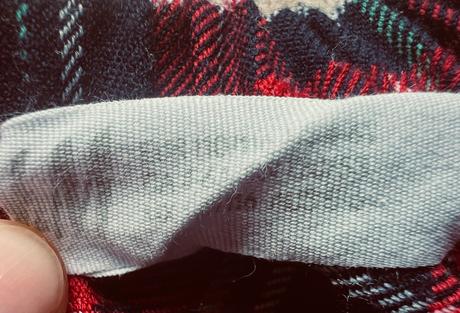 Vianočná sukňa s károvaným vzorom, 110