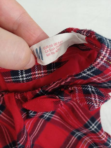 Vianočné šaty h&m, 116