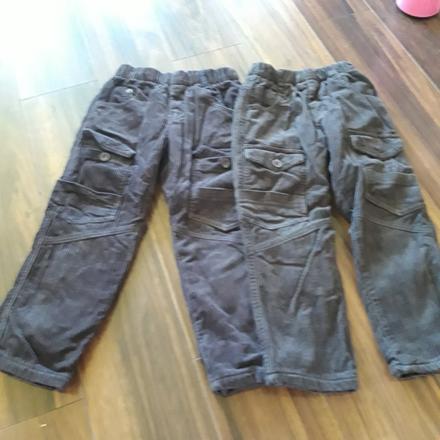 Vyteplene nohavice mensestraky 110, 110