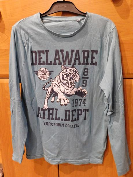 Modrozelené tričko, c&a,146