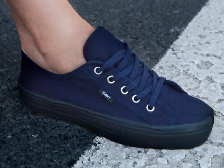 Tenisky vasky kanvy navy, 41