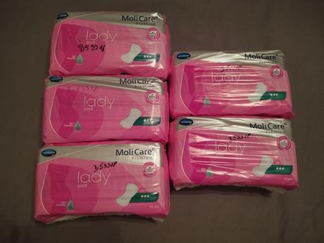 Inkontinenčne vložky, 