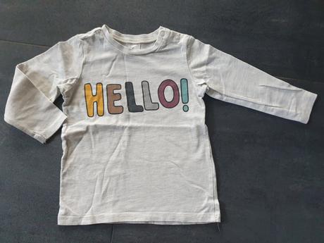 Tričko s nápisom, h&m,86