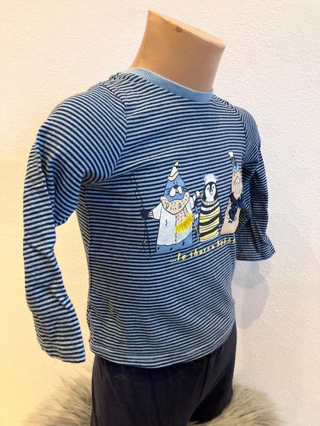 Chlapčenské pásikavé tričko (92), 92