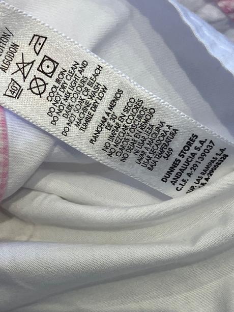 Dievčenská košeľa bielo ružová st.bernard (74), 74