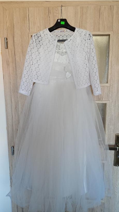 Šaty pre dvojičky s bolerkom na 1. sv. prijímanie, 134