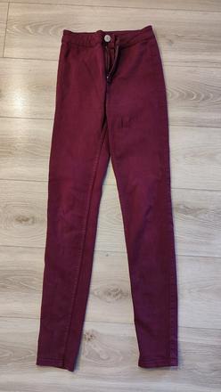Bordová nohavice, sinsay,xs