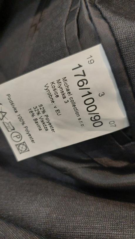 Pánsky oblek sako nohavice, m