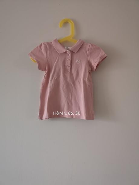 Tričko košeľové, h&m,86