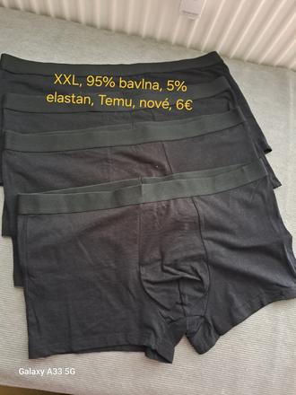 Boxerky nové 4ks, xxl, xxl
