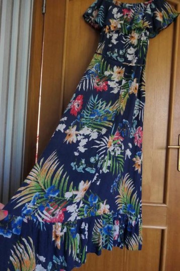 Nadherne farebne,vzdusne,letne s vreckami maxi, m